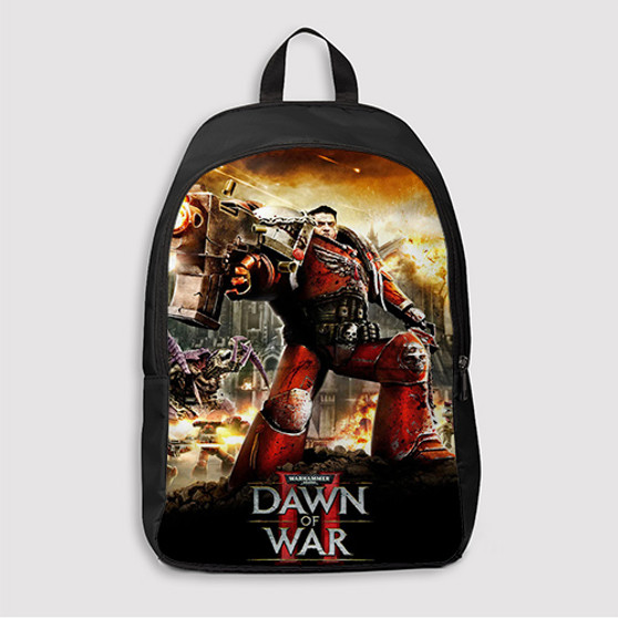 Pastele Warhammer 40 K Dawn Of War II Custom Backpack Awesome Personalized School Bag Travel Bag Work Bag Laptop Lunch Office Book Waterproof Unisex Fabric Backpack