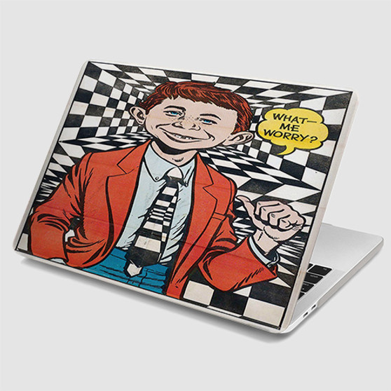 Pastele Alfred E Neuman What We Worry MacBook Case Custom Personalized Smart Protective Cover Awesome for MacBook MacBook Pro MacBook Pro Touch MacBook Pro Retina MacBook Air Cases Cover