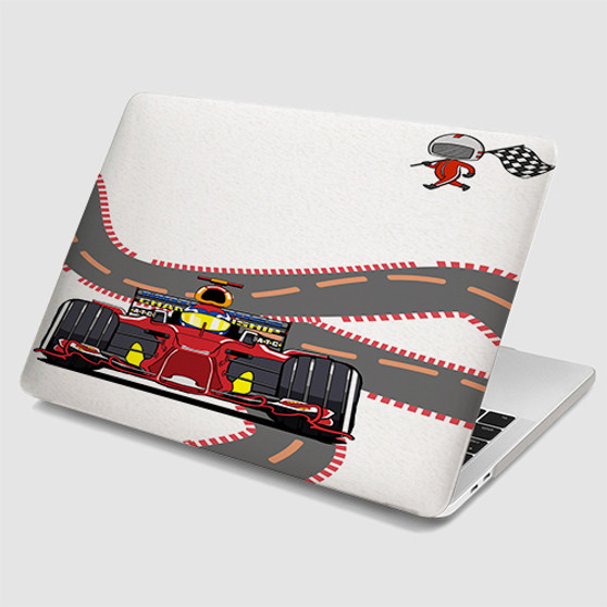 Pastele F1 Grand Prix Racing MacBook Case Custom Personalized Smart Protective Cover Awesome for MacBook MacBook Pro MacBook Pro Touch MacBook Pro Retina MacBook Air Cases Cover