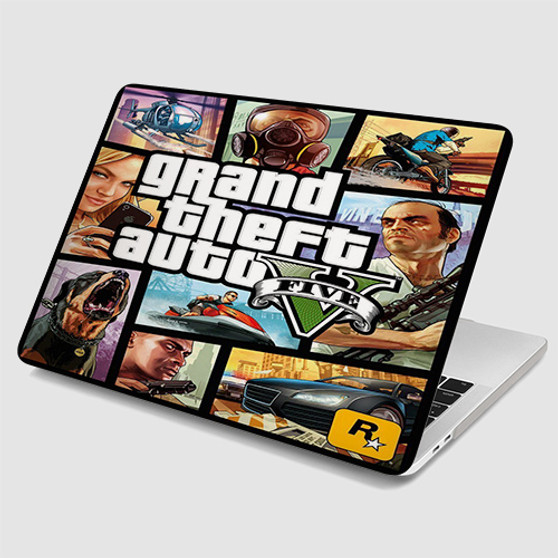 Pastele Grand Theft Auto V GTA V MacBook Case Custom Personalized Smart Protective Cover Awesome for MacBook MacBook Pro MacBook Pro Touch MacBook Pro Retina MacBook Air Cases Cover