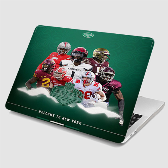 Pastele New York Jets NFL 2022 MacBook Case Custom Personalized Smart Protective Cover Awesome for MacBook MacBook Pro MacBook Pro Touch MacBook Pro Retina MacBook Air Cases Cover