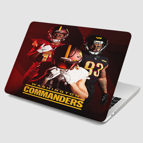 Pastele Washington Commanders NFL 2022 MacBook Case Custom Personalized Smart Protective Cover Awesome for MacBook MacBook Pro MacBook Pro Touch MacBook Pro Retina MacBook Air Cases Cover