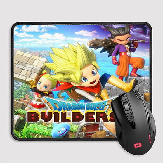 Pastele Dragon Quest Builders 2 Custom Mouse Pad Awesome Personalized Printed Computer Mouse Pad Desk Mat PC Computer Laptop Game keyboard Pad Premium Non Slip Rectangle Gaming Mouse Pad