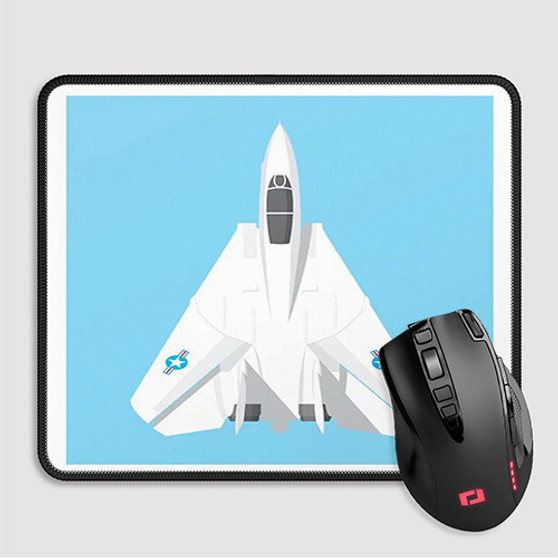 Pastele F 14 Tomcat Jet Custom Mouse Pad Awesome Personalized Printed Computer Mouse Pad Desk Mat PC Computer Laptop Game keyboard Pad Premium Non Slip Rectangle Gaming Mouse Pad