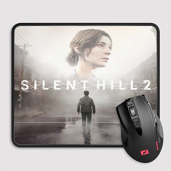 Pastele Silent Hill Custom Mouse Pad Awesome Personalized Printed Computer Mouse Pad Desk Mat PC Computer Laptop Game keyboard Pad Premium Non Slip Rectangle Gaming Mouse Pad