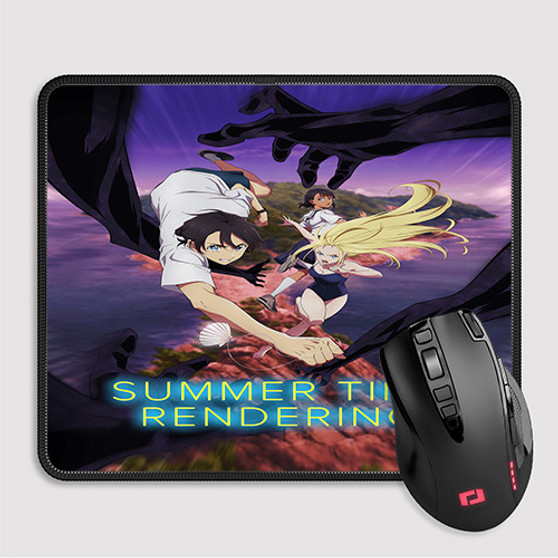 Pastele Summer Time Rendering Custom Mouse Pad Awesome Personalized Printed Computer Mouse Pad Desk Mat PC Computer Laptop Game keyboard Pad Premium Non Slip Rectangle Gaming Mouse Pad
