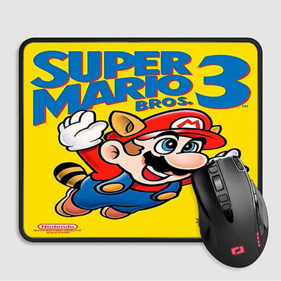 Pastele Super Mario Bros 3 Nintendo Custom Mouse Pad Awesome Personalized Printed Computer Mouse Pad Desk Mat PC Computer Laptop Game keyboard Pad Premium Non Slip Rectangle Gaming Mouse Pad