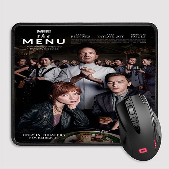 Pastele The Menu Custom Mouse Pad Awesome Personalized Printed Computer Mouse Pad Desk Mat PC Computer Laptop Game keyboard Pad Premium Non Slip Rectangle Gaming Mouse Pad