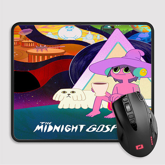 Pastele The Midnight Gospel Custom Mouse Pad Awesome Personalized Printed Computer Mouse Pad Desk Mat PC Computer Laptop Game keyboard Pad Premium Non Slip Rectangle Gaming Mouse Pad