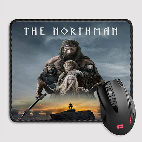 Pastele The Northman Good Custom Mouse Pad Awesome Personalized Printed Computer Mouse Pad Desk Mat PC Computer Laptop Game keyboard Pad Premium Non Slip Rectangle Gaming Mouse Pad