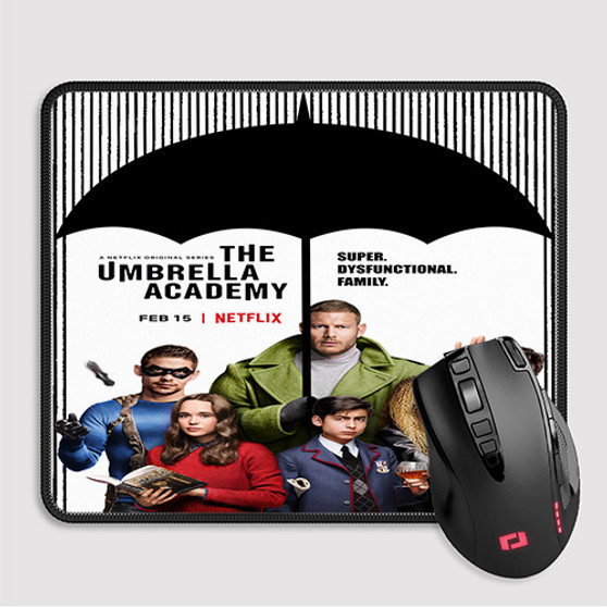 Pastele The Umbrella Academy Custom Mouse Pad Awesome Personalized Printed Computer Mouse Pad Desk Mat PC Computer Laptop Game keyboard Pad Premium Non Slip Rectangle Gaming Mouse Pad