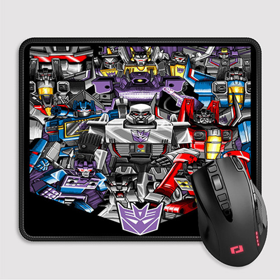 Pastele Transformers G1 Collage Custom Mouse Pad Awesome Personalized Printed Computer Mouse Pad Desk Mat PC Computer Laptop Game keyboard Pad Premium Non Slip Rectangle Gaming Mouse Pad