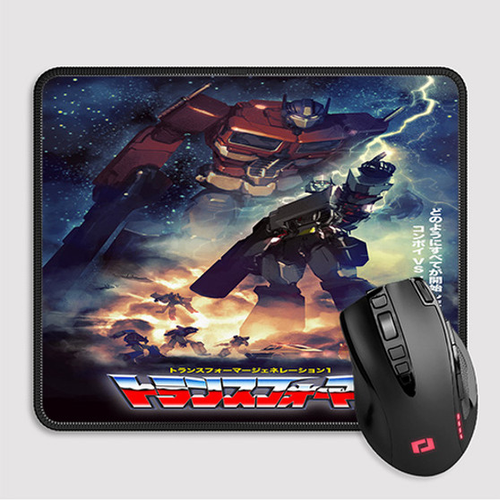 Pastele Transformers G1 Custom Mouse Pad Awesome Personalized Printed Computer Mouse Pad Desk Mat PC Computer Laptop Game keyboard Pad Premium Non Slip Rectangle Gaming Mouse Pad
