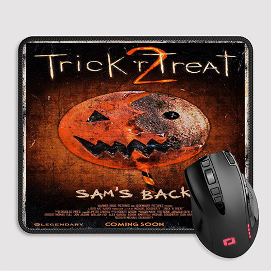 Pastele Trick R Treat 2 Custom Mouse Pad Awesome Personalized Printed Computer Mouse Pad Desk Mat PC Computer Laptop Game keyboard Pad Premium Non Slip Rectangle Gaming Mouse Pad