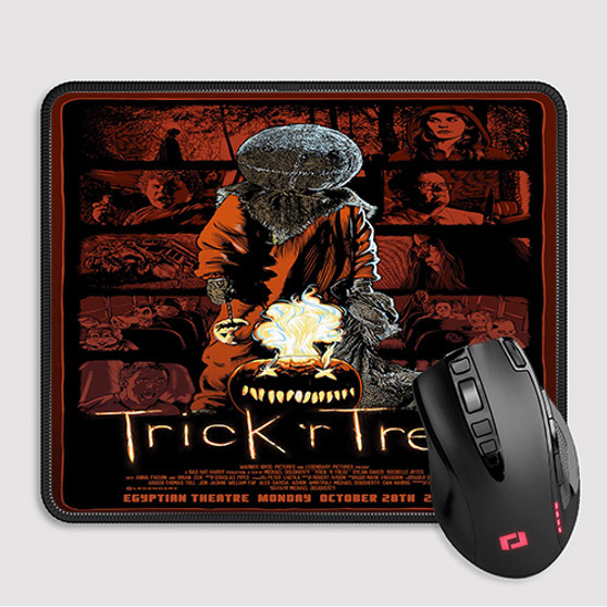 Pastele Trick R Treat Custom Mouse Pad Awesome Personalized Printed Computer Mouse Pad Desk Mat PC Computer Laptop Game keyboard Pad Premium Non Slip Rectangle Gaming Mouse Pad