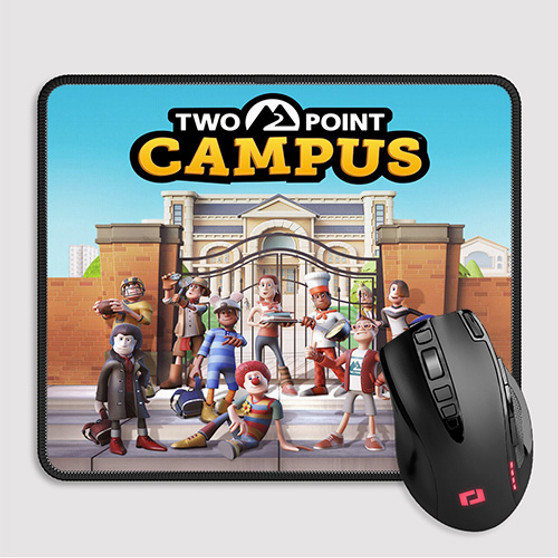 Pastele Two Point Campus Custom Mouse Pad Awesome Personalized Printed Computer Mouse Pad Desk Mat PC Computer Laptop Game keyboard Pad Premium Non Slip Rectangle Gaming Mouse Pad