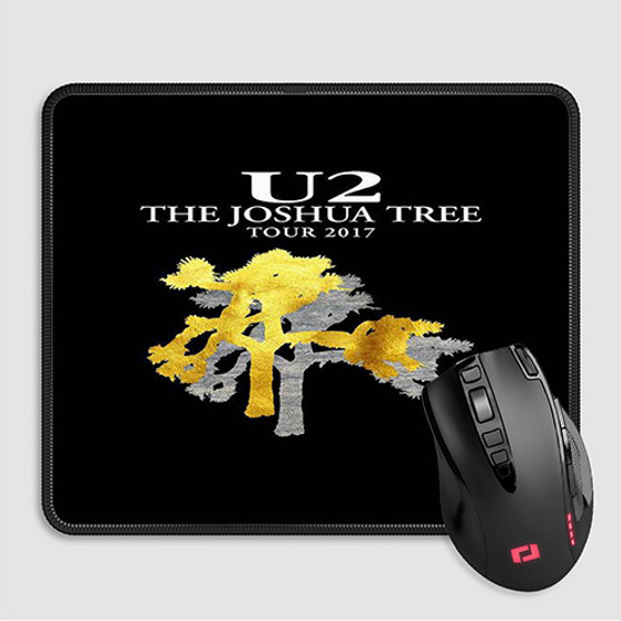 Pastele U2 Joshua Tree Tour Custom Mouse Pad Awesome Personalized Printed Computer Mouse Pad Desk Mat PC Computer Laptop Game keyboard Pad Premium Non Slip Rectangle Gaming Mouse Pad
