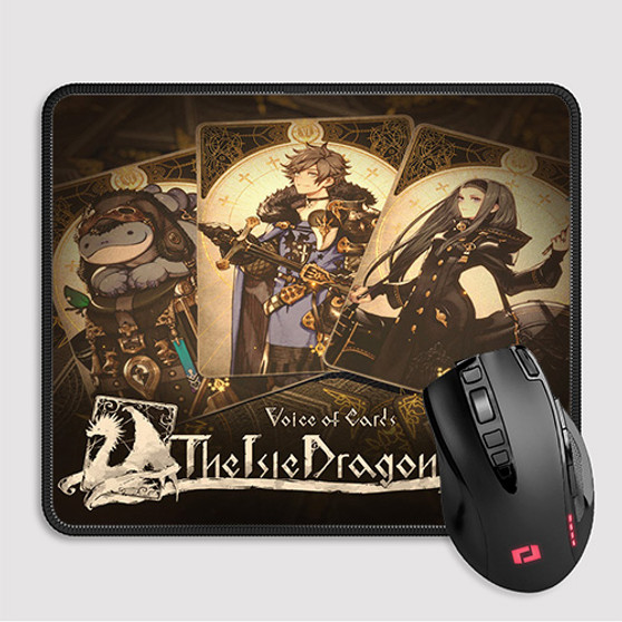 Pastele Voice of Cards The Isle Dragon Roars Custom Mouse Pad Awesome Personalized Printed Computer Mouse Pad Desk Mat PC Computer Laptop Game keyboard Pad Premium Non Slip Rectangle Gaming Mouse Pad