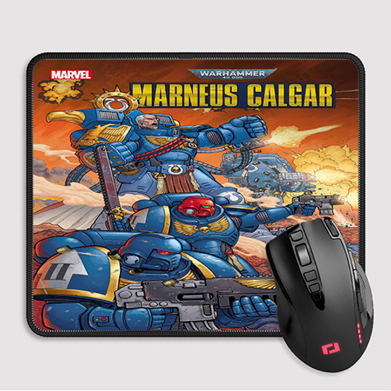 Pastele Warhammer 40 K Marneus Calgar Custom Mouse Pad Awesome Personalized Printed Computer Mouse Pad Desk Mat PC Computer Laptop Game keyboard Pad Premium Non Slip Rectangle Gaming Mouse Pad