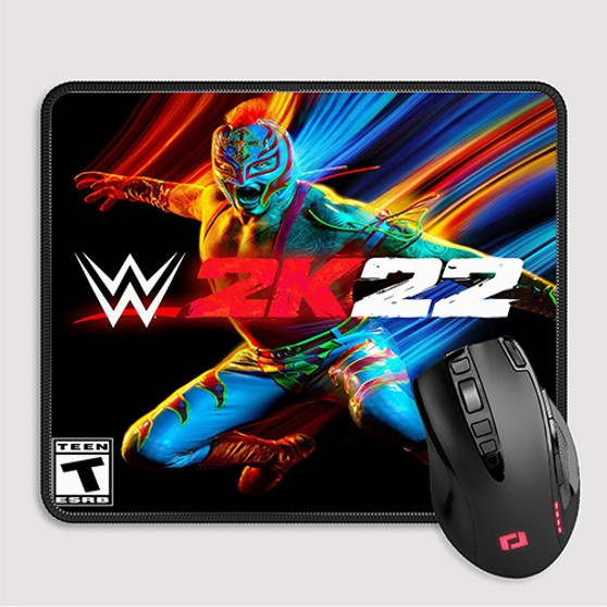 Pastele WWE 2 K22 Custom Mouse Pad Awesome Personalized Printed Computer Mouse Pad Desk Mat PC Computer Laptop Game keyboard Pad Premium Non Slip Rectangle Gaming Mouse Pad