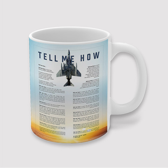 Pastele F 4 Phantom Tell Me How Custom Ceramic Mug Awesome Personalized Printed 11oz 15oz 20oz Ceramic Cup Coffee Tea Milk Drink Bistro Wine Travel Party White Mugs With Grip Handle