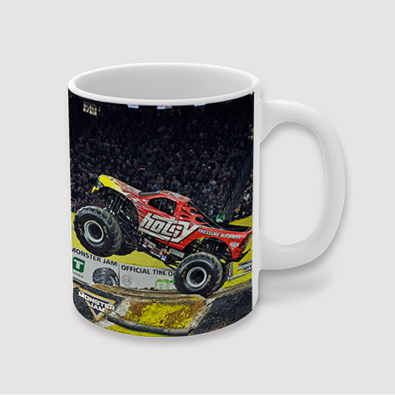 Pastele Hotsy Monster Truck Custom Ceramic Mug Awesome Personalized Printed 11oz 15oz 20oz Ceramic Cup Coffee Tea Milk Drink Bistro Wine Travel Party White Mugs With Grip Handle