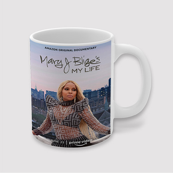 Pastele Mary J Blige My Life Custom Ceramic Mug Awesome Personalized Printed 11oz 15oz 20oz Ceramic Cup Coffee Tea Milk Drink Bistro Wine Travel Party White Mugs With Grip Handle