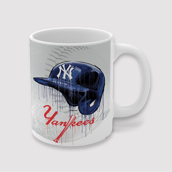 Pastele New York Yankees jpeg Custom Ceramic Mug Awesome Personalized Printed 11oz 15oz 20oz Ceramic Cup Coffee Tea Milk Drink Bistro Wine Travel Party White Mugs With Grip Handle