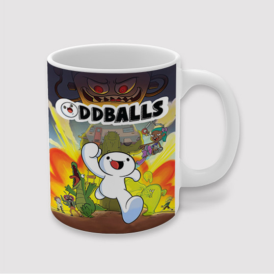 Pastele Oddballs Custom Ceramic Mug Awesome Personalized Printed 11oz 15oz 20oz Ceramic Cup Coffee Tea Milk Drink Bistro Wine Travel Party White Mugs With Grip Handle