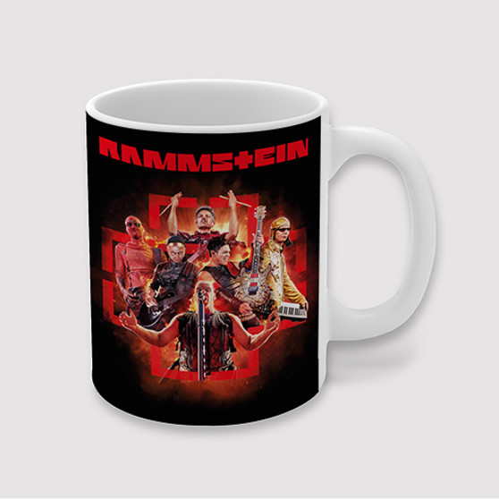 Pastele Rammstein Band Custom Ceramic Mug Awesome Personalized Printed 11oz 15oz 20oz Ceramic Cup Coffee Tea Milk Drink Bistro Wine Travel Party White Mugs With Grip Handle