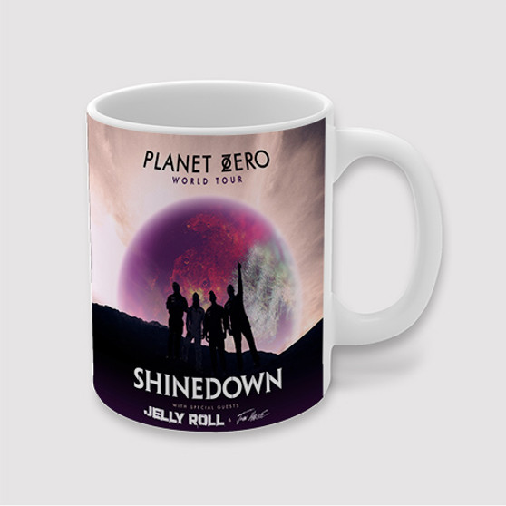 Pastele Shinedown Planet Zero Custom Ceramic Mug Awesome Personalized Printed 11oz 15oz 20oz Ceramic Cup Coffee Tea Milk Drink Bistro Wine Travel Party White Mugs With Grip Handle