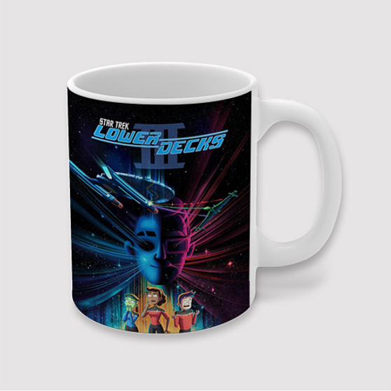 Pastele Star Trek Lower Decks Custom Ceramic Mug Awesome Personalized Printed 11oz 15oz 20oz Ceramic Cup Coffee Tea Milk Drink Bistro Wine Travel Party White Mugs With Grip Handle