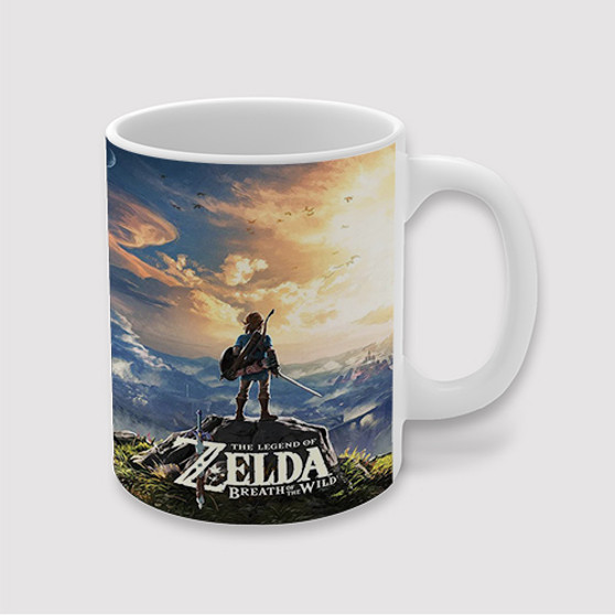 Pastele The Legend Of Zelda Breath Of The Wild Custom Ceramic Mug Awesome Personalized Printed 11oz 15oz 20oz Ceramic Cup Coffee Tea Milk Drink Bistro Wine Travel Party White Mugs With Grip Handle