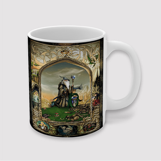 Pastele The Lord Of The Rings Art Custom Ceramic Mug Awesome Personalized Printed 11oz 15oz 20oz Ceramic Cup Coffee Tea Milk Drink Bistro Wine Travel Party White Mugs With Grip Handle