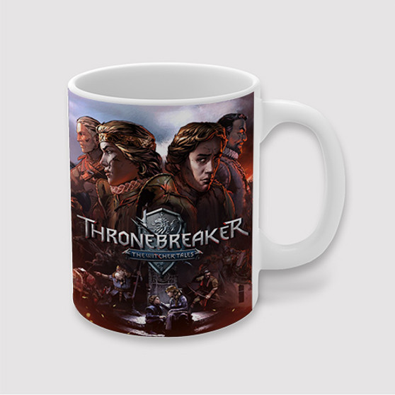Pastele Thronebreaker The Witcher Tales Custom Ceramic Mug Awesome Personalized Printed 11oz 15oz 20oz Ceramic Cup Coffee Tea Milk Drink Bistro Wine Travel Party White Mugs With Grip Handle