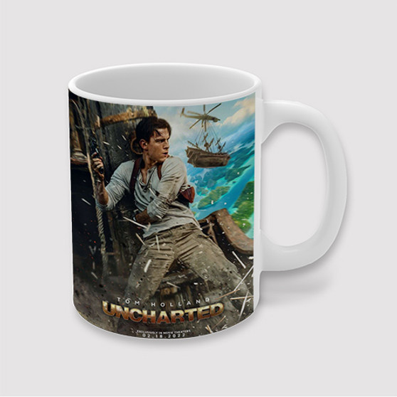 Pastele Tom Holland Uncharted Custom Ceramic Mug Awesome Personalized Printed 11oz 15oz 20oz Ceramic Cup Coffee Tea Milk Drink Bistro Wine Travel Party White Mugs With Grip Handle