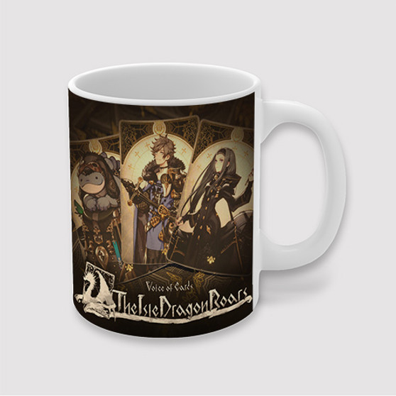 Pastele Voice of Cards The Isle Dragon Roars Custom Ceramic Mug Awesome Personalized Printed 11oz 15oz 20oz Ceramic Cup Coffee Tea Milk Drink Bistro Wine Travel Party White Mugs With Grip Handle