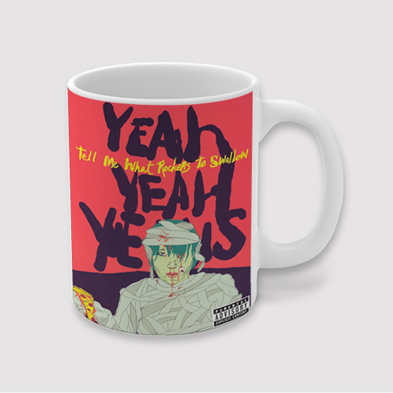 Pastele Yeah Yeah Yeahs Tell Me What Rockers To Swallow Custom Ceramic Mug Awesome Personalized Printed 11oz 15oz 20oz Ceramic Cup Coffee Tea Milk Drink Bistro Wine Travel Party White Mugs With Grip Handle