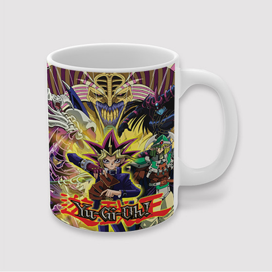 Pastele Yugioh Custom Ceramic Mug Awesome Personalized Printed 11oz 15oz 20oz Ceramic Cup Coffee Tea Milk Drink Bistro Wine Travel Party White Mugs With Grip Handle