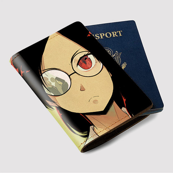 Pastele Kobachi Osaragi Kaguya sama Custom Passport Wallet Case With Credit Card Holder Awesome Personalized PU Leather Travel Trip Vacation Baggage Cover