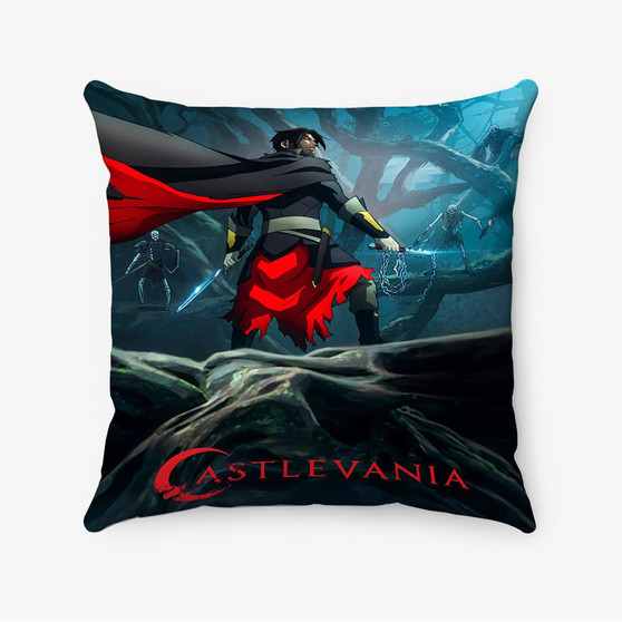 Pastele Castlevania Custom Pillow Case Awesome Personalized Spun Polyester Square Pillow Cover Decorative Cushion Bed Sofa Throw Pillow Home Decor