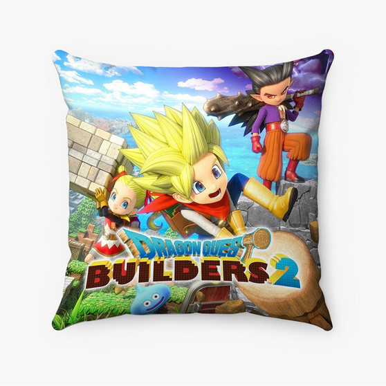 Pastele Dragon Quest Builders 2 Custom Pillow Case Awesome Personalized Spun Polyester Square Pillow Cover Decorative Cushion Bed Sofa Throw Pillow Home Decor