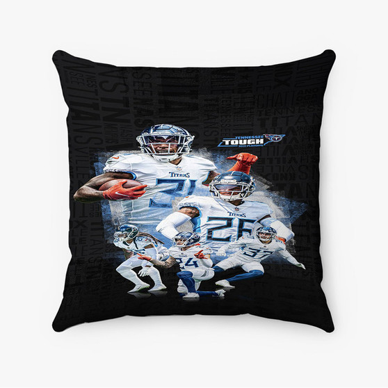 Pastele Tennessee Titans NFL 2022 Custom Pillow Case Awesome Personalized Spun Polyester Square Pillow Cover Decorative Cushion Bed Sofa Throw Pillow Home Decor