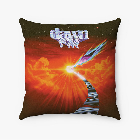 Pastele The Weeknd Dawn FM jpeg Custom Pillow Case Awesome Personalized Spun Polyester Square Pillow Cover Decorative Cushion Bed Sofa Throw Pillow Home Decor