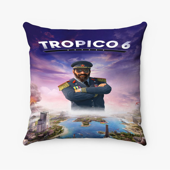 Pastele Tropico 6 Custom Pillow Case Awesome Personalized Spun Polyester Square Pillow Cover Decorative Cushion Bed Sofa Throw Pillow Home Decor