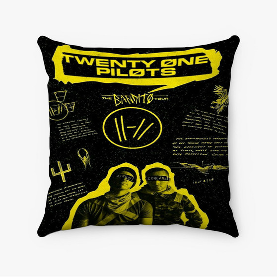 Pastele Twenty One Pilots The Bandito Custom Pillow Case Awesome Personalized Spun Polyester Square Pillow Cover Decorative Cushion Bed Sofa Throw Pillow Home Decor