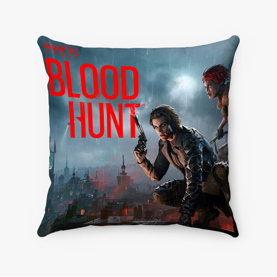 Pastele Vampire The Masquerade Bloodhunt Custom Pillow Case Awesome Personalized Spun Polyester Square Pillow Cover Decorative Cushion Bed Sofa Throw Pillow Home Decor