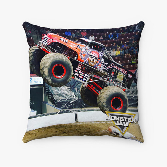 Pastele Vendetta Monster Truck Custom Pillow Case Awesome Personalized Spun Polyester Square Pillow Cover Decorative Cushion Bed Sofa Throw Pillow Home Decor