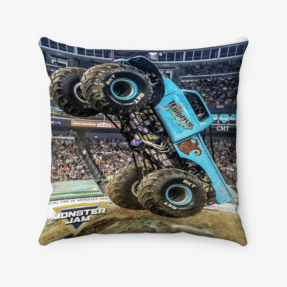 Pastele Whiplash Monster Truck Custom Pillow Case Awesome Personalized Spun Polyester Square Pillow Cover Decorative Cushion Bed Sofa Throw Pillow Home Decor