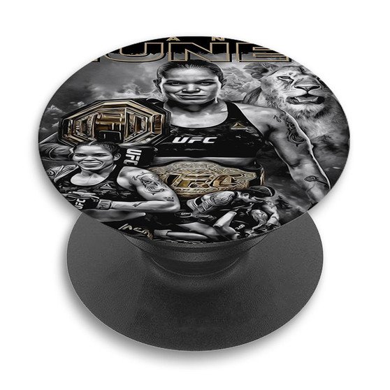 Pastele Amanda Nunes UFC Custom PopSockets Awesome Personalized Phone Grip Holder Pop Up Stand Out Mount Grip Standing Pods Apple iPhone Samsung Google Asus Sony Phone Accessories